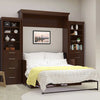 Bed & Room Porter Queen Portrait Wall Bed with Desk and Two Side Towers