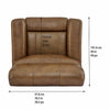 Barcalounger Presley Leather Power Rocker Recliner with Power Headrest