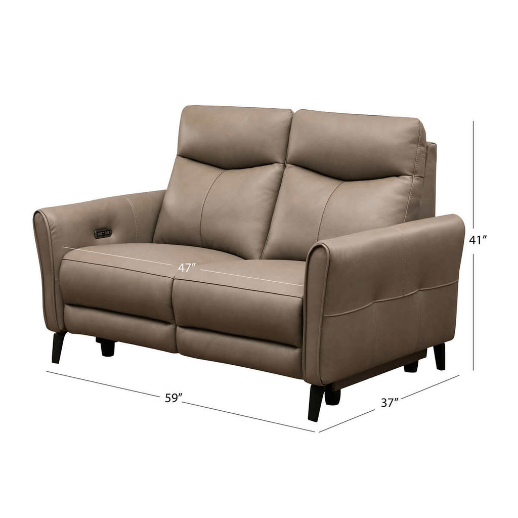 Oswald 3-piece Leather Power Reclining Set with Power Headrests