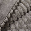 FRYE 2” Jacquard Channel, Faux Fur Comforter Set