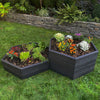 Exaco Triple ERGO Raised Garden Bed & Open Composter Kit