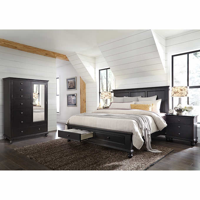 Brookdale Storage Queen Bedroom Collection in Black
