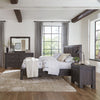 Mellina King Bedroom Collection in Gray