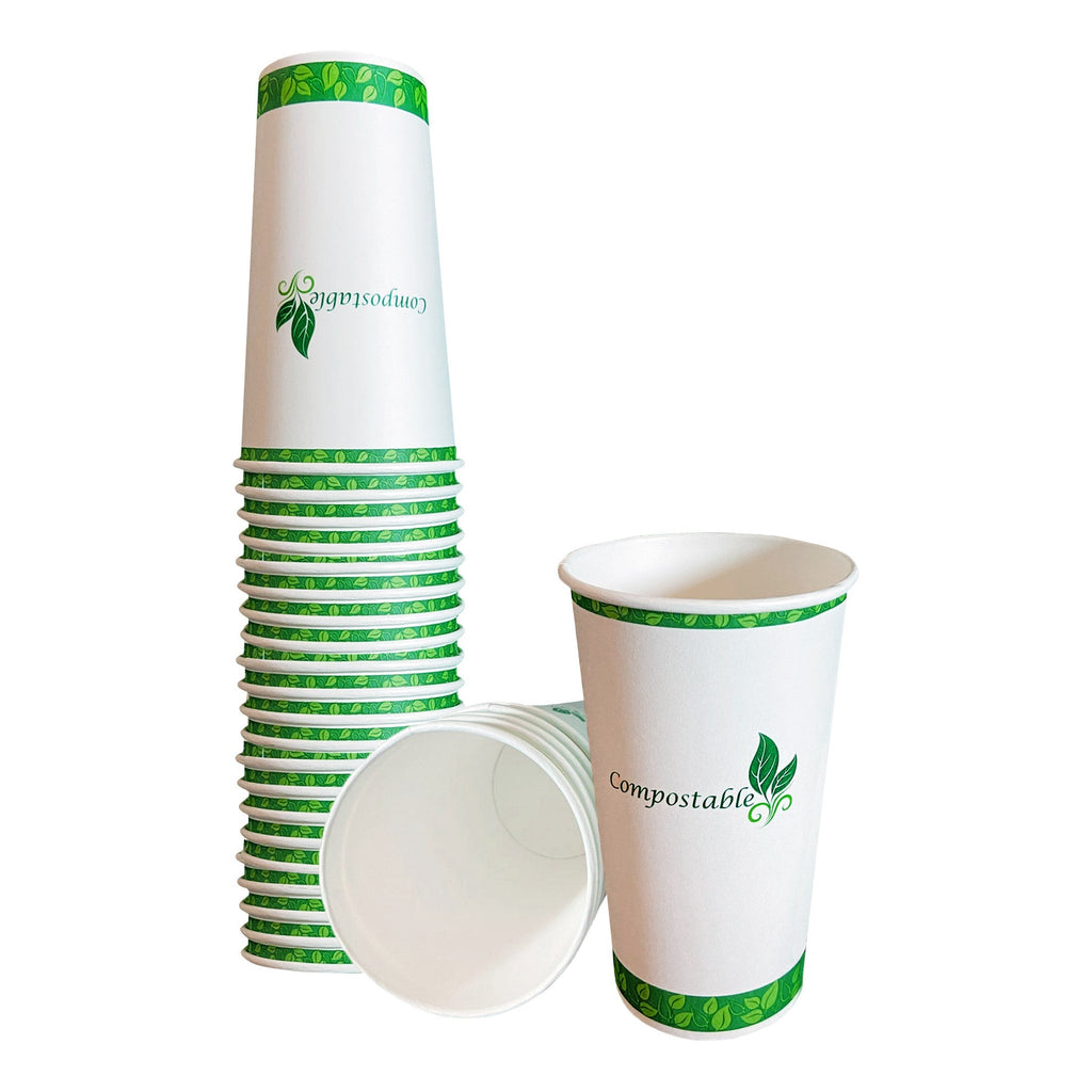 Eco Raj 16 oz Hot or Cold Compostable Cup, 1,000-count