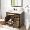 OVE Decors Alonso Bath Vanity in Brown