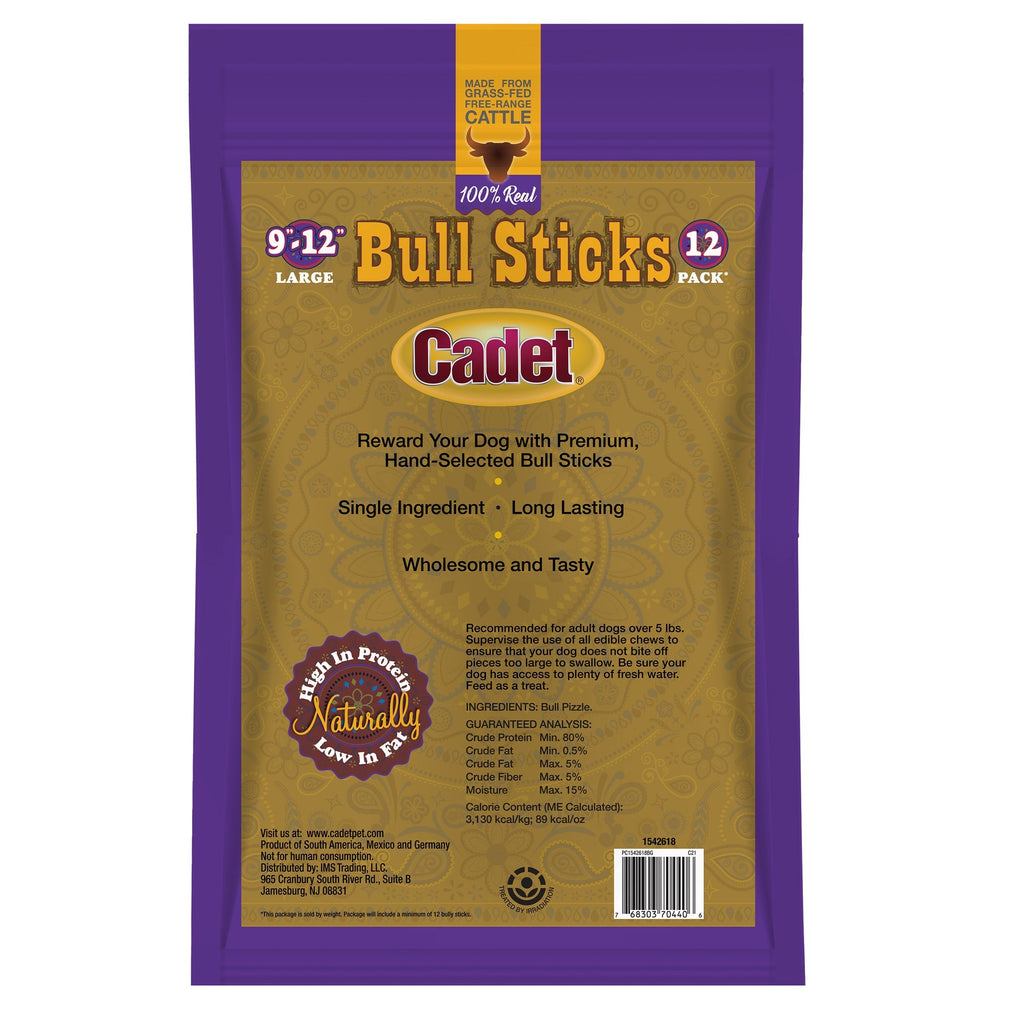 Cadet Bully Stick Variety 9"-12" 2-pack