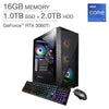 iBUYPOWER Slate Mesh Gaming Desktop - 13th Gen Intel Core i7-13700F - GeForce RTX 3060Ti - Windows 11