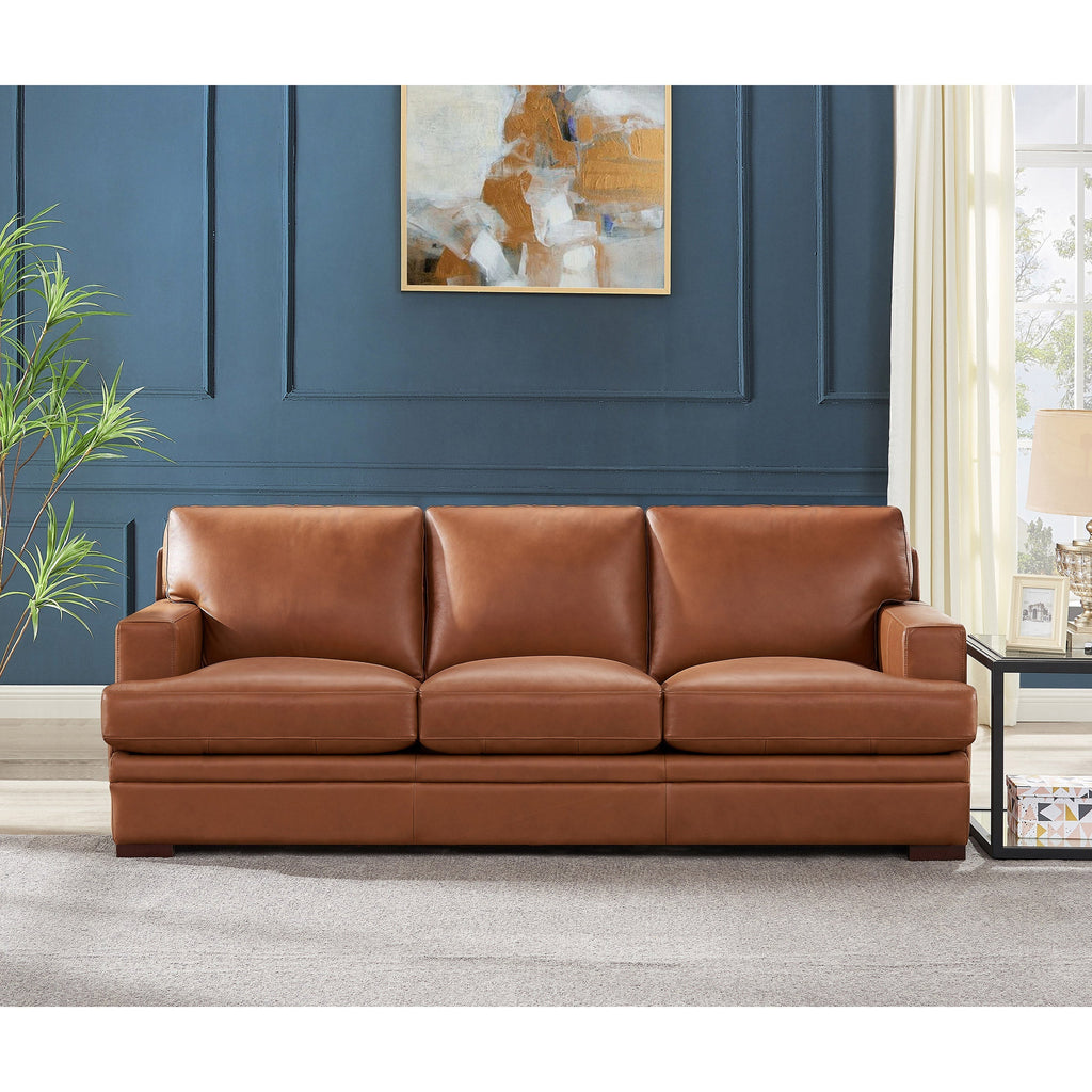 Brighton 2-piece Leather Set - Sofa and Chair