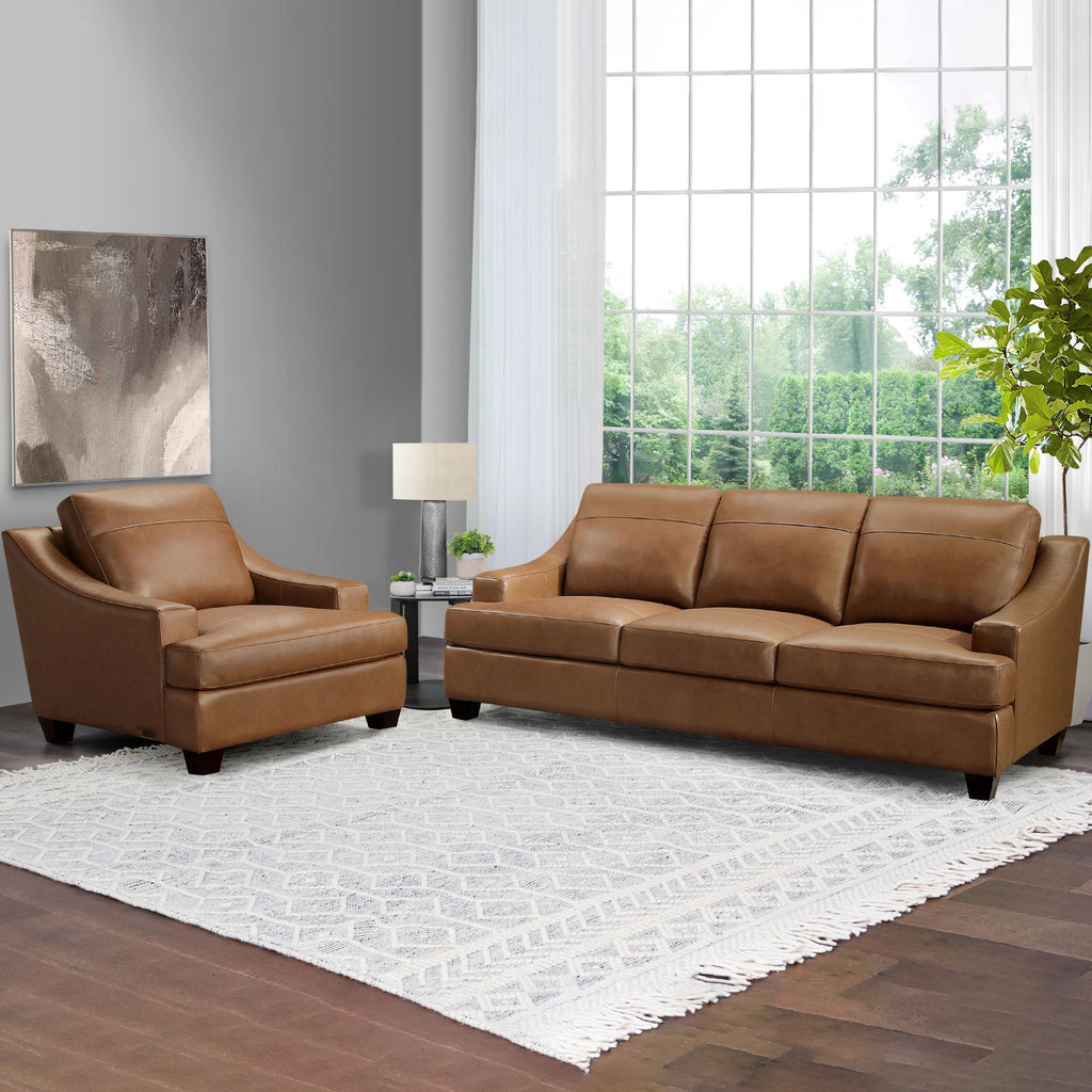 Merona 2-piece Leather Sofa and Chair Set