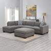 Penelope Fabric Sectional with Ottoman Image