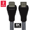 Sanus Preferred 3 Meter 8K Ultra High-Speed HDMI 2.1 Cable, 2-pack Image
