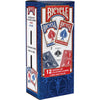 Bicycle Standard Playing Cards, Red and Blue, 12 Decks Image