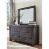 Mellina California King Bedroom Collection in Gray