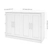 Illusion Queen Cabinet Bed With Mattress