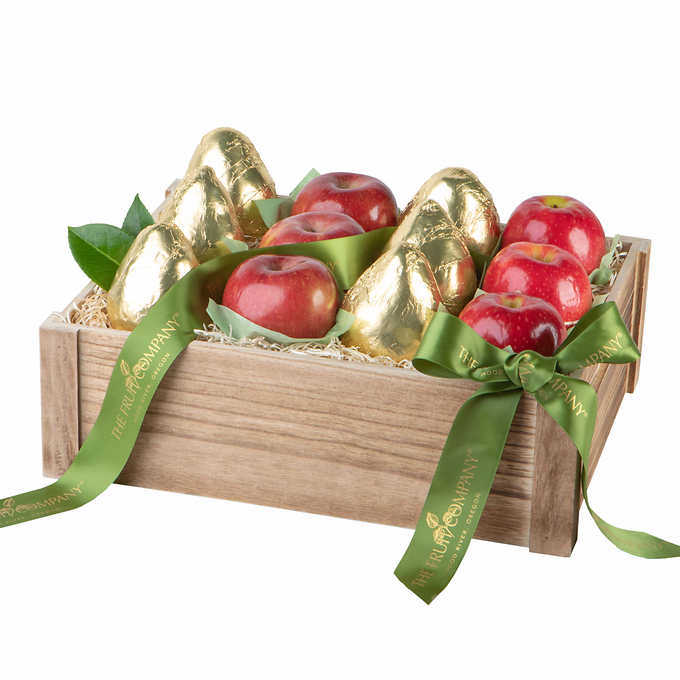 The Fruit Company Vintage Crate with Pears & Apples