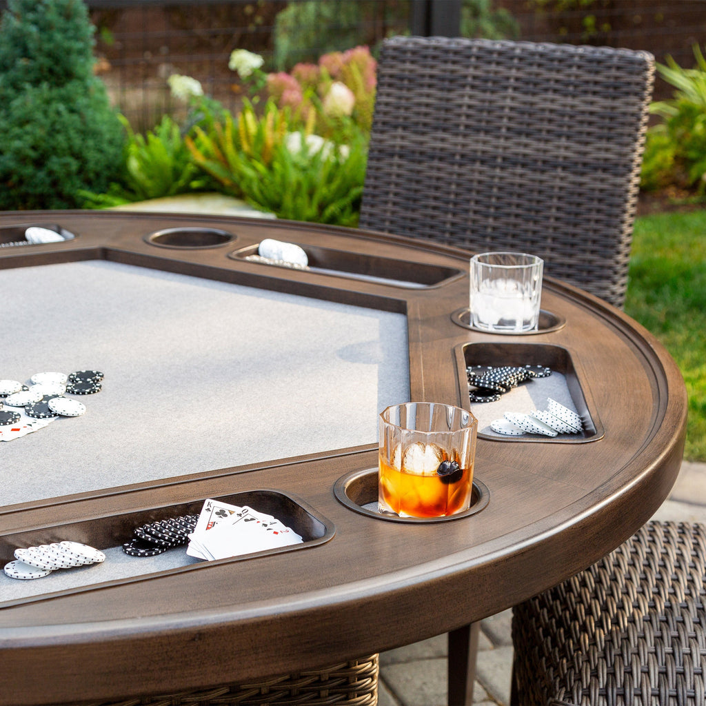 Cabrini 7-piece Outdoor Patio Dining & Poker Set