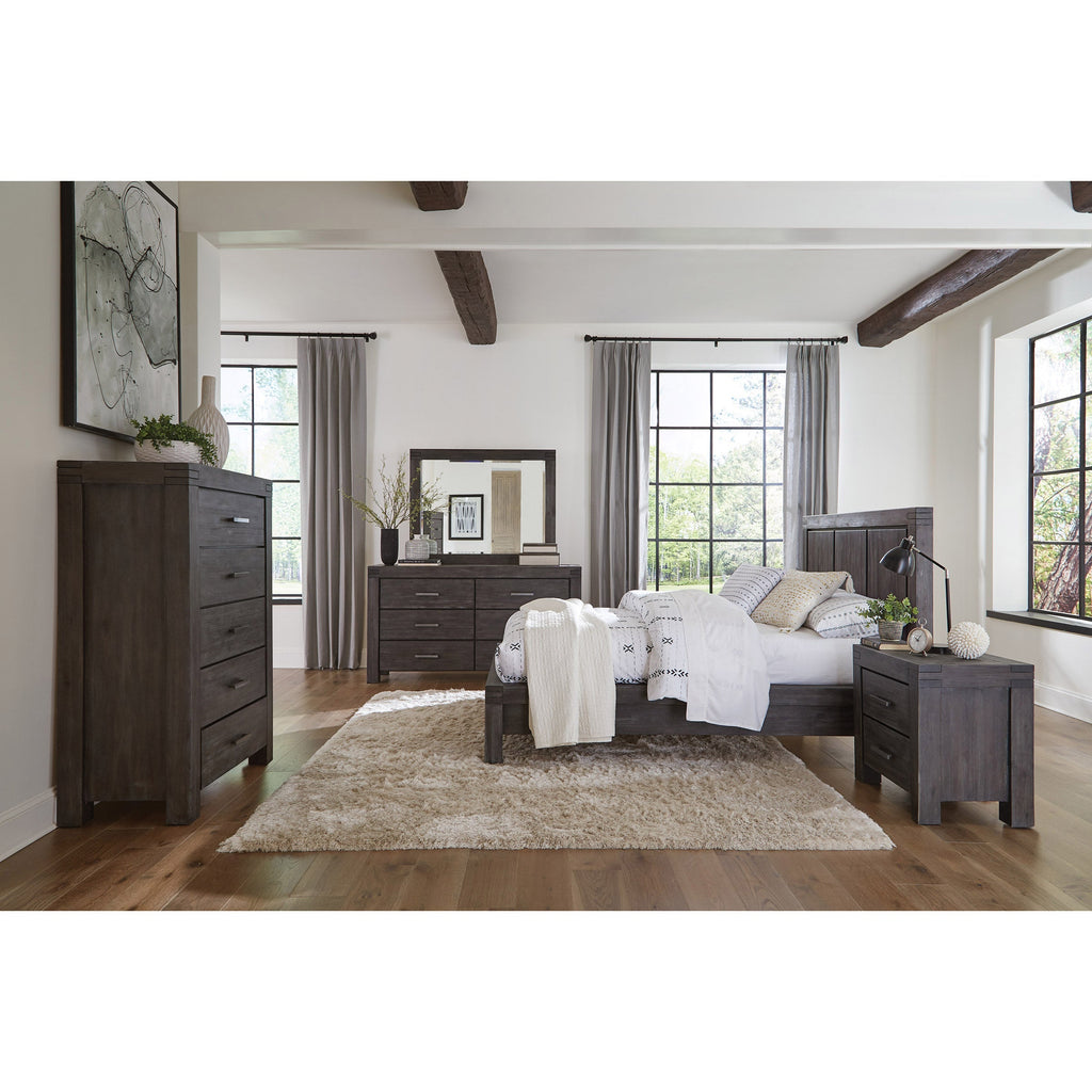 Mellina King Bedroom Collection in Gray