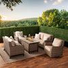 Agio Anderson 5-piece Fire Outdoor Seating Set