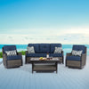 Agio Bridgeport 4-piece Outdoor Patio Seating Set