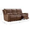 Dominick 2-piece Leather Power Reclining Set with Power Headrests