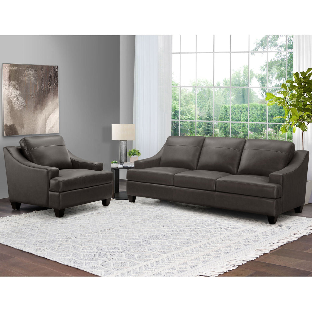 Merona 2-piece Leather Sofa and Chair Set
