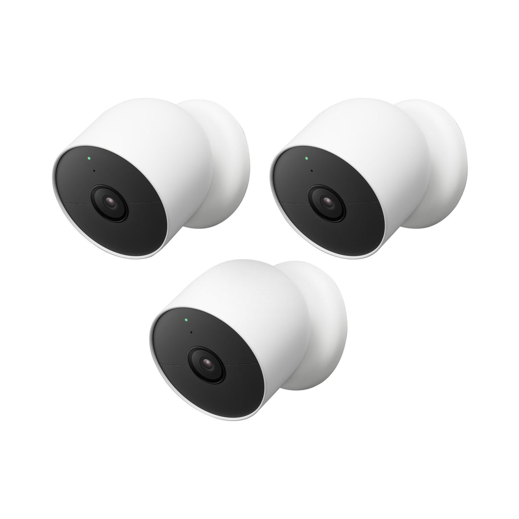 Google Nest Cam (Outdoor or Indoor, Battery) 3-pack Image