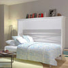 Bed & Room Porter Full Landscape Wall Bed in White