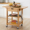 TRINITY 24" Bamboo Kitchen Cart with Drop Leaf Image