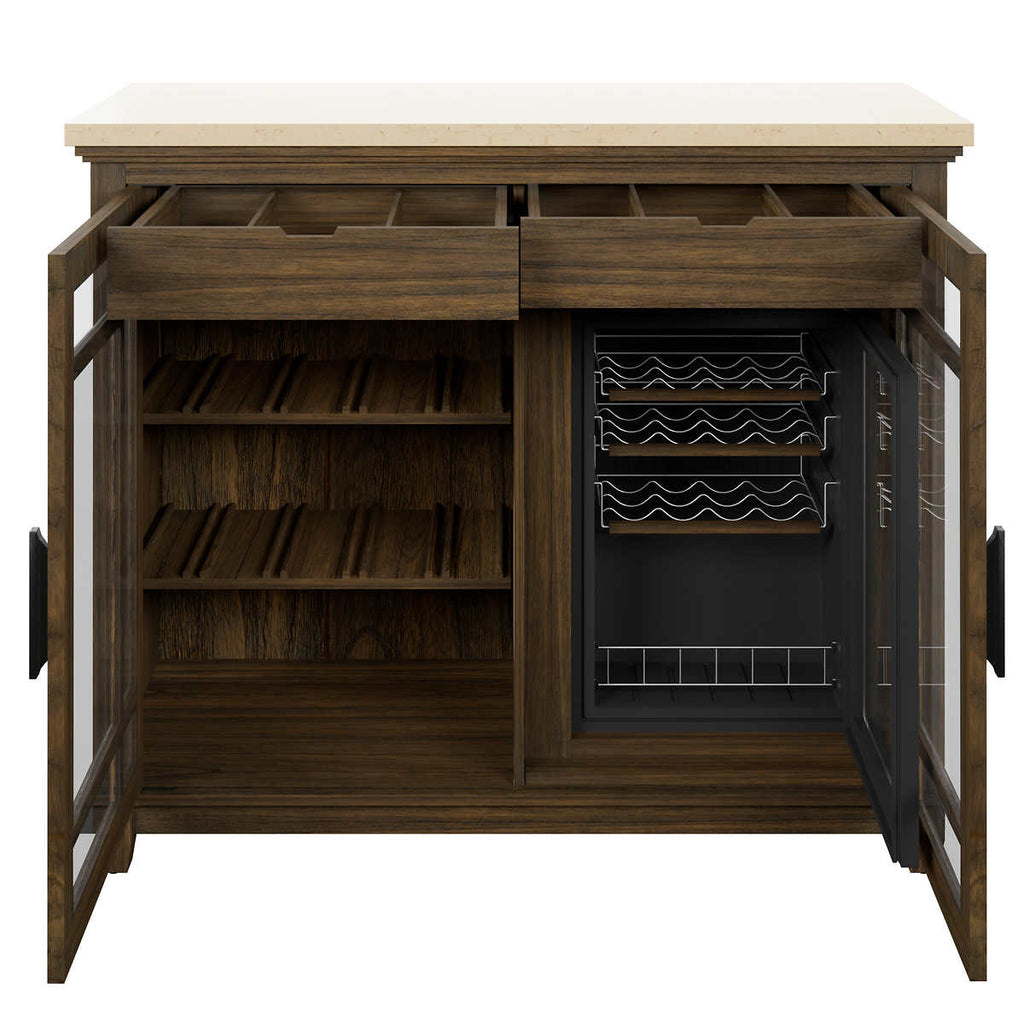 Tresanti Franklin Wine Bar Cabinet with Integrated Cooling