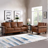 Larsen 2-piece Top Grain Leather Set - Sofa, Chair Image
