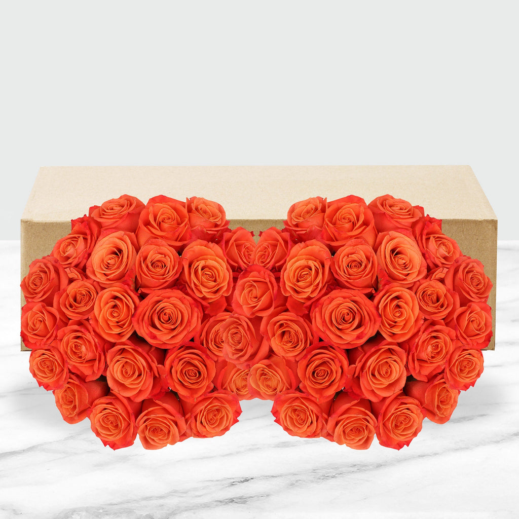 50-stem Orange Roses