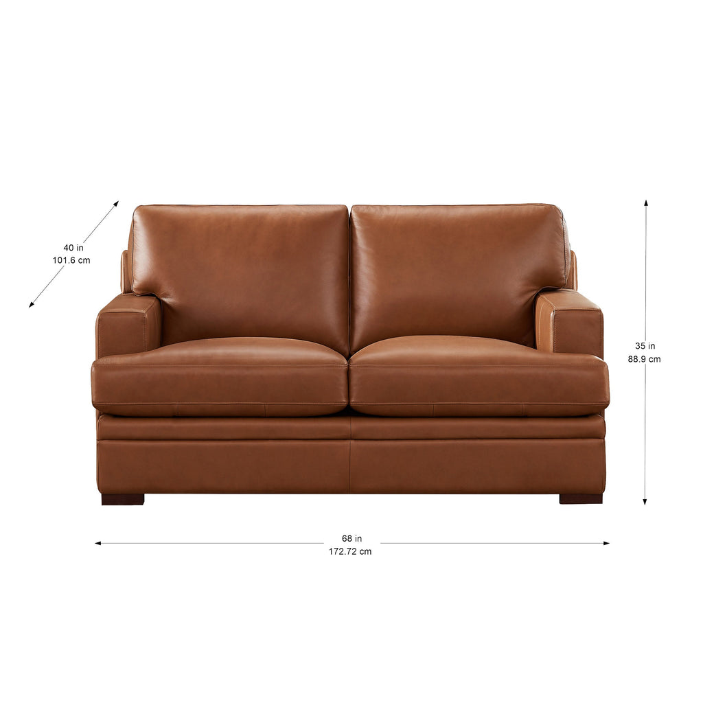 Brighton 2-piece Leather Set - Sofa and Loveseat