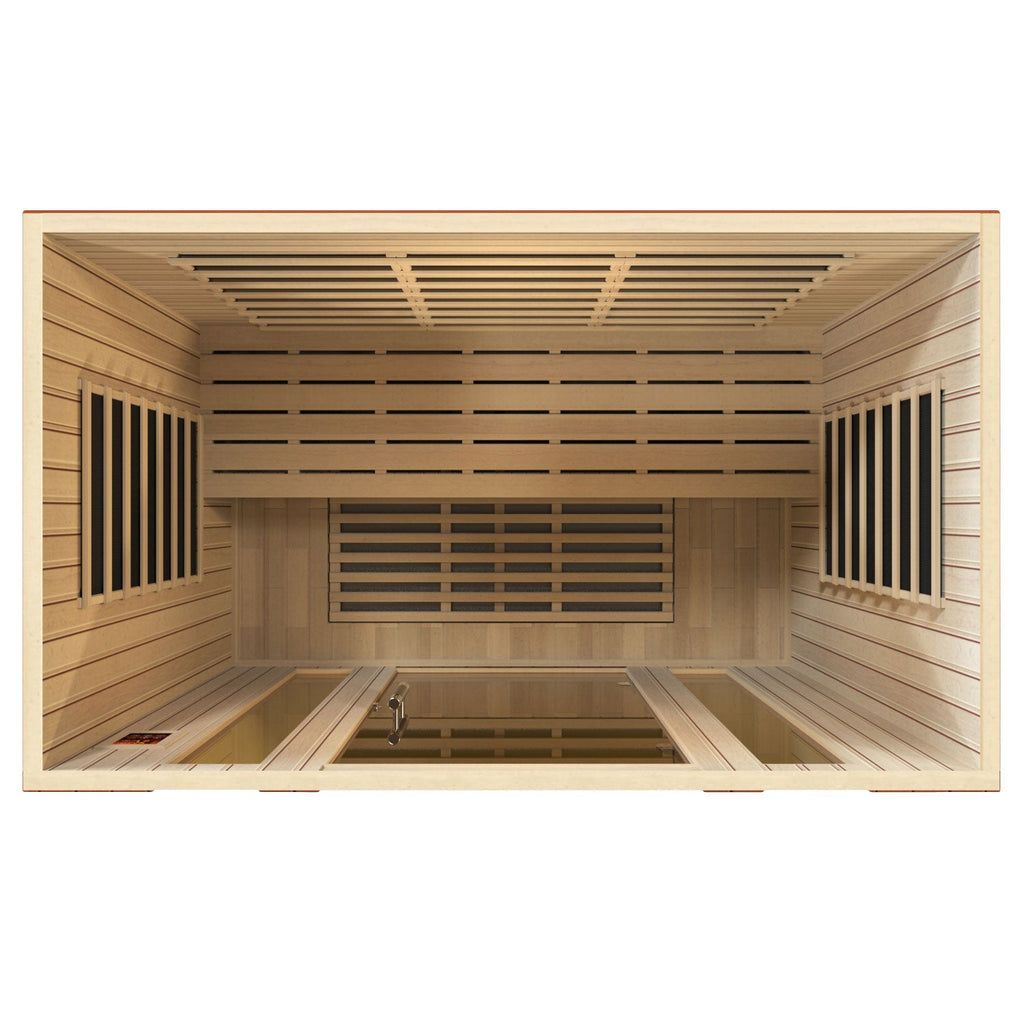 Dynamic Bergamo 4-person Indoor Low EMF FAR Infrared Sauna