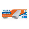 Marathon Multifold Paper Towels, 1-Ply, 4,000 Sheets,16-count