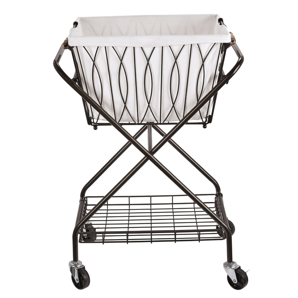 Artesa Verona Laundry Cart with Removable Basket