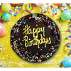 David's Cookies Chocolate Fudge Birthday Cake, 4.5 lbs. Includes Party Pack