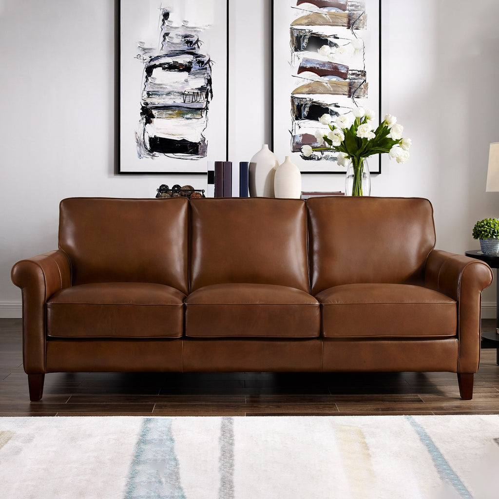 Larsen Top Grain Leather Sofa