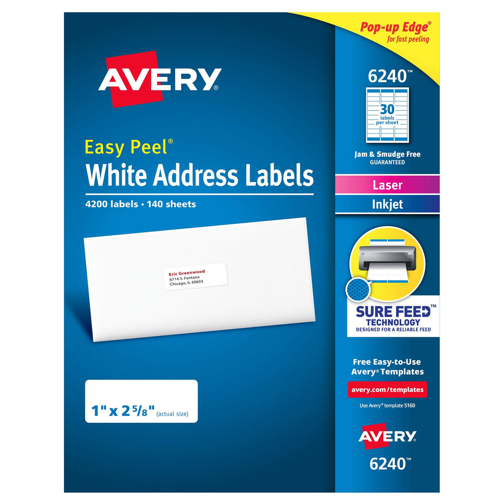 Avery Easy Peel Address Labels, 4200-count Image