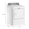 Maytag 7.0 cu. ft. Top Load GAS Dryer with Extra Power