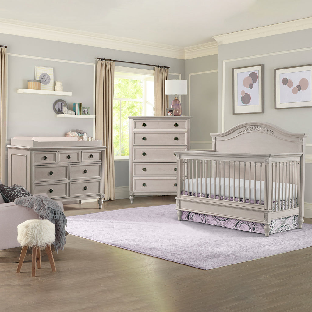 Imagio Baby Victoria 3-piece Crib Set, Chest, Lace Finish Image