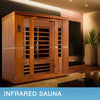 Dynamic Bergamo 4-person Indoor Low EMF FAR Infrared Sauna Image
