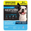 NEXTSTAR Flea & Tick Topical Prevention for Dogs 5-22 lbs, 6-Month Supply Image