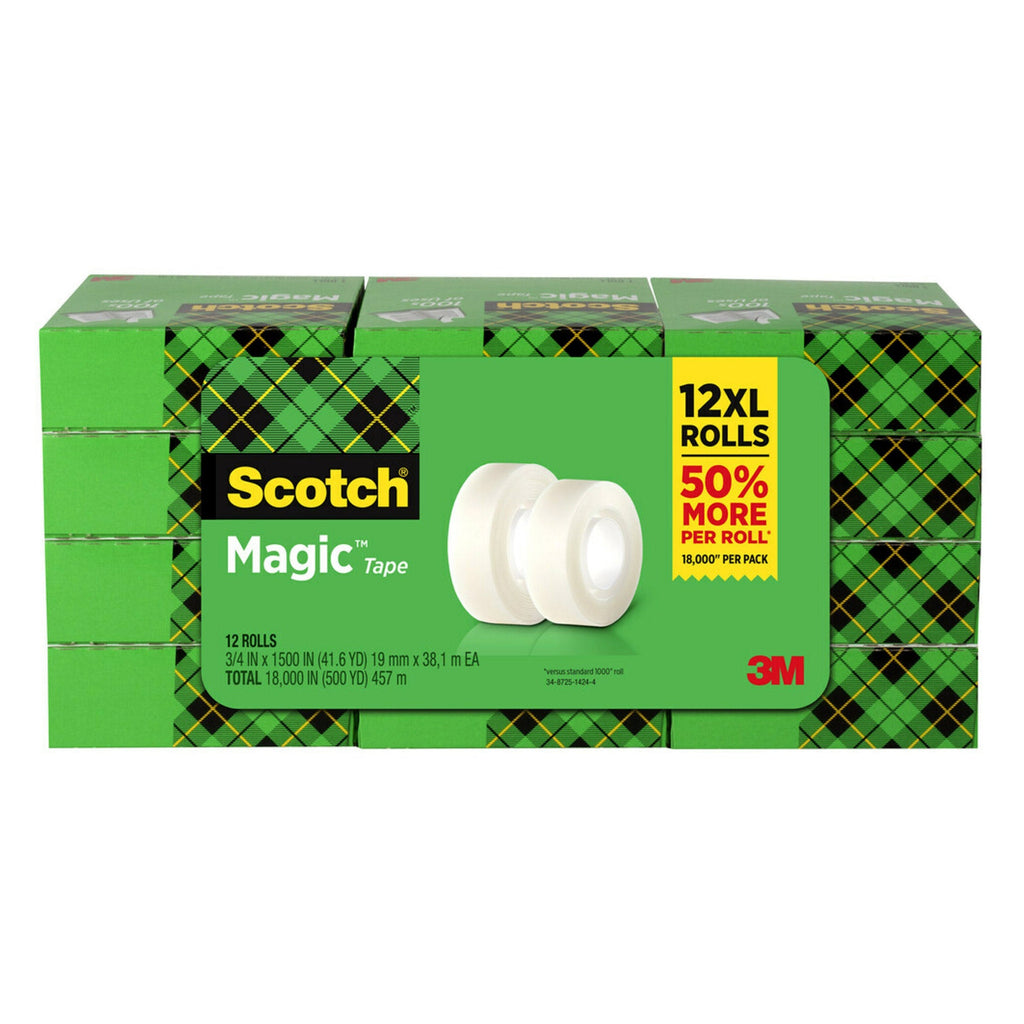 3M Scotch Magic Tape, 12-count Image