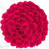 50-stem Hot Pink Roses Image