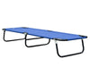 Outsunny Camping Cot for Adults, Folding Bed, Portable Sleeping Cot for Travel, Beach, Hiking, Green