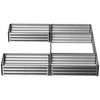 Outsunny Steel Raised Garden Bed, Set of 5 Large Box Planters for Outdoor Plants Vegetables Flowers Herbs, 8x8x1ft, Gray