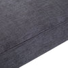 HOMCOM 52" Linen Upholstered Accent Ottoman Bench With Armrests, Dark Grey
