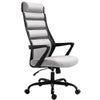 Vinsetto High-Back Home Office Desk Chair with Spandex Fabric, Thick Padding with 360 Swivel Wheels - Grey