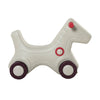 Qaba Wooden Rocking Horse Toddler Baby Ride-on Toys for Kids 1-3 Years with Classic Design & Solid Workmanship, White