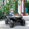 ShopEZ USA 12V Kids Ride On Car Electric Off-Road UTV Truck Toy with Parental Remote Control, Suspensions, USB, Bluetooth, 3 Speeds & 4 Motors, Camo Blue